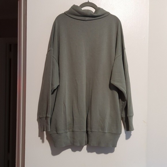 Aerie Oversized Turtleneck Sweatshirt XL - Picture 4 of 6